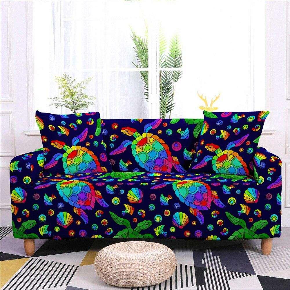 50% OFF Assorted Colourful Prints Sofa Couch Cover