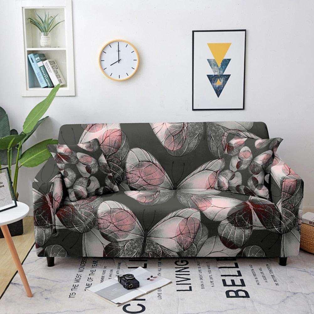 50% OFF Luxury Flower Print Elastic Sofa Couch Cover -