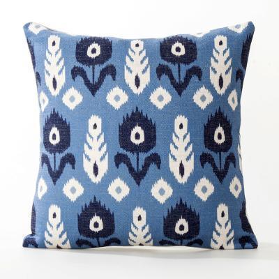 Blue Beige Nordic Pillow Covers -