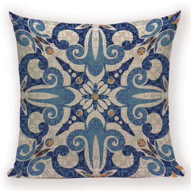 Boho Retro Quilt Pattern Pillow Cases -