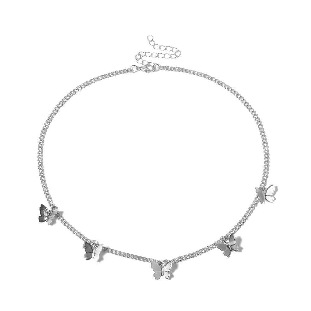 Butterfly Choker Necklace -