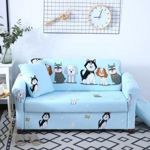Cute Dog Sofa Cover Pattern -