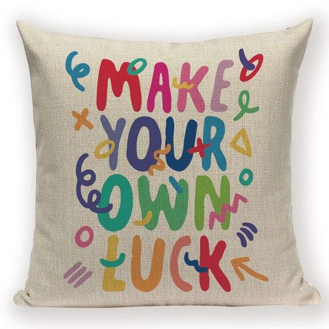 Funny Quote Cushion Covers -