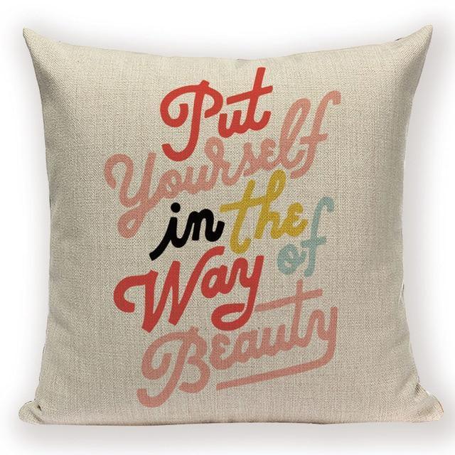 Funny Quote Cushion Covers -