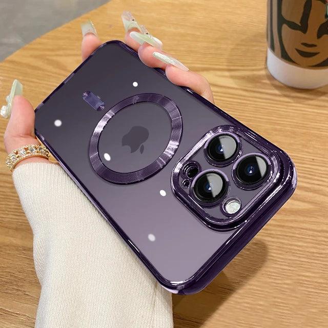 Magnetic Charm: iPhone's Sleek Guardian
