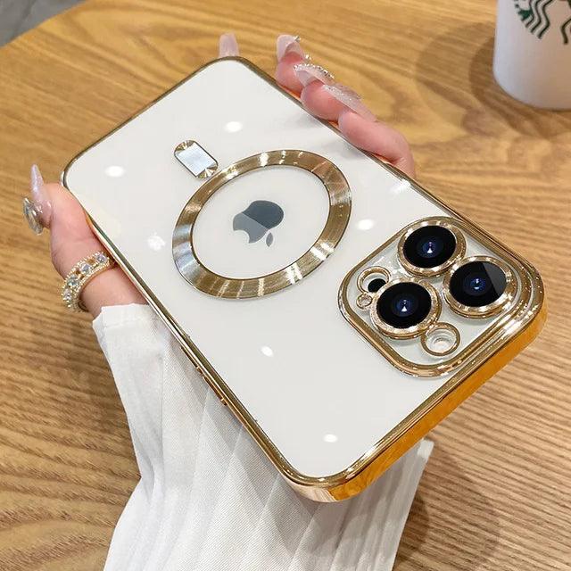 Magnetic Charm: iPhone's Sleek Guardian