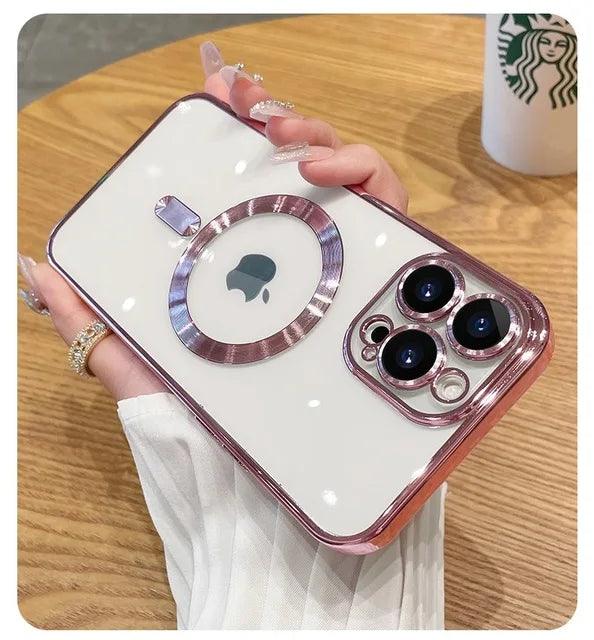 Magnetic Charm: iPhone's Sleek Guardian
