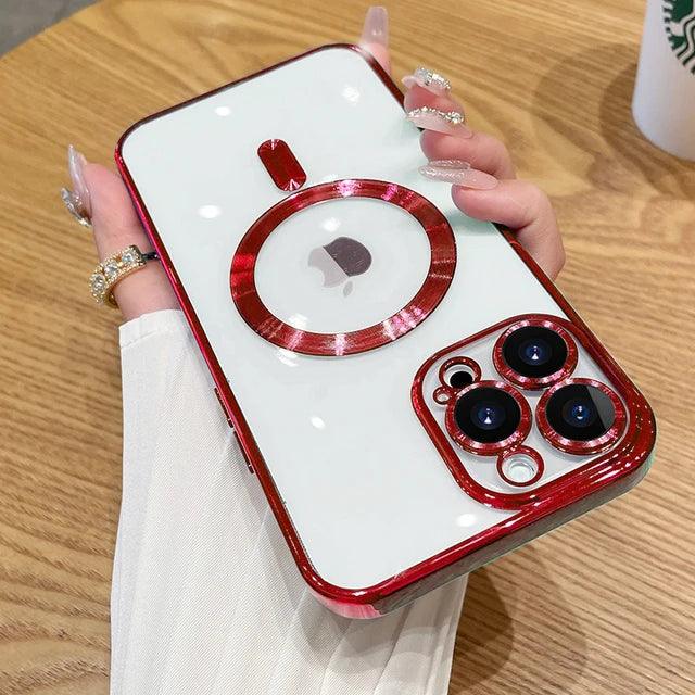 Magnetic Charm: iPhone's Sleek Guardian