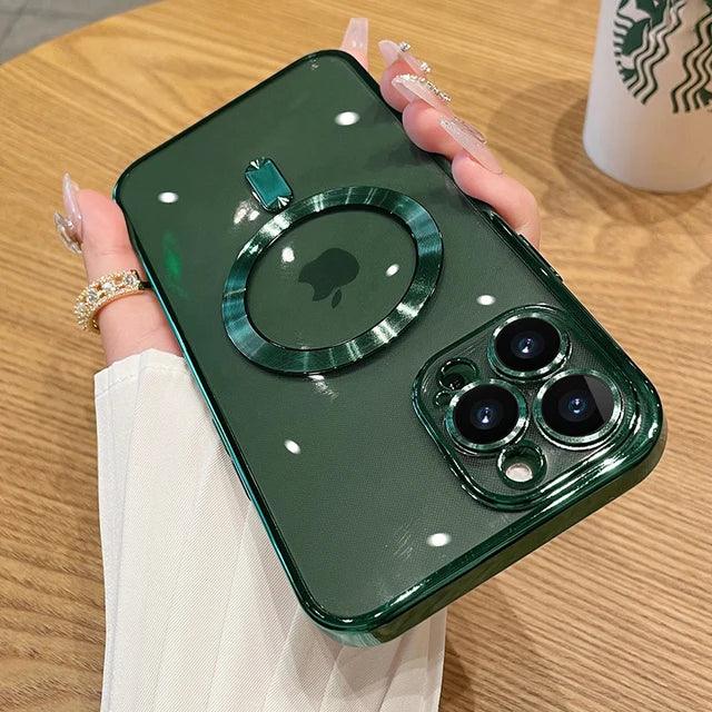 Magnetic Charm: iPhone's Sleek Guardian