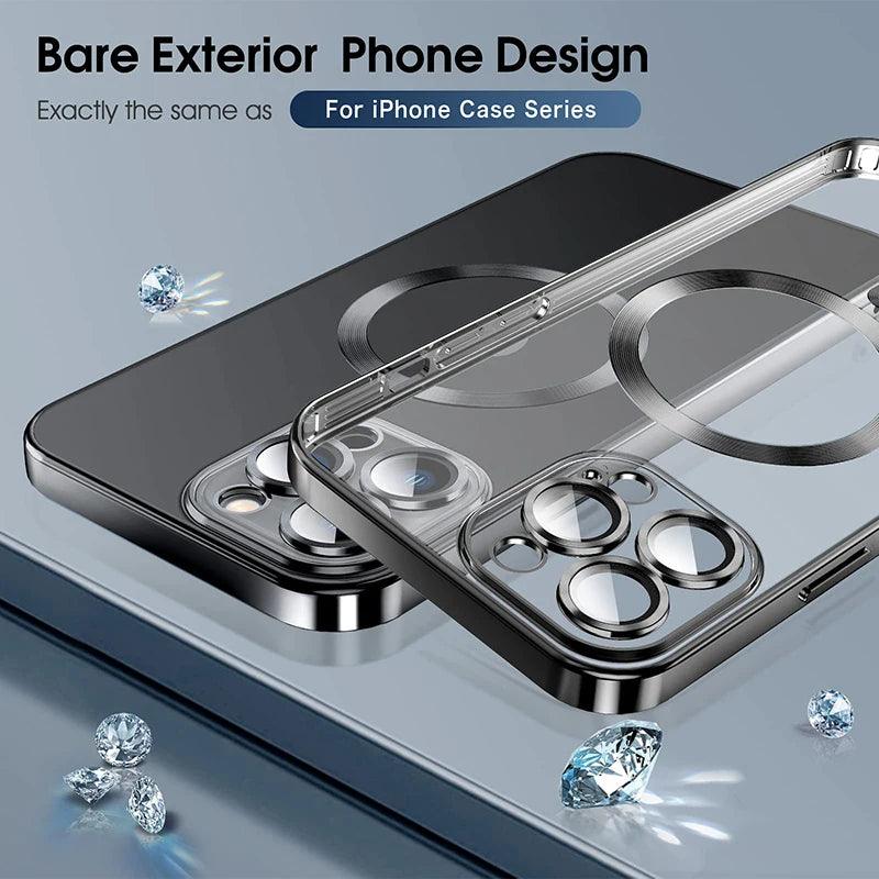 Magnetic Charm: iPhone's Sleek Guardian