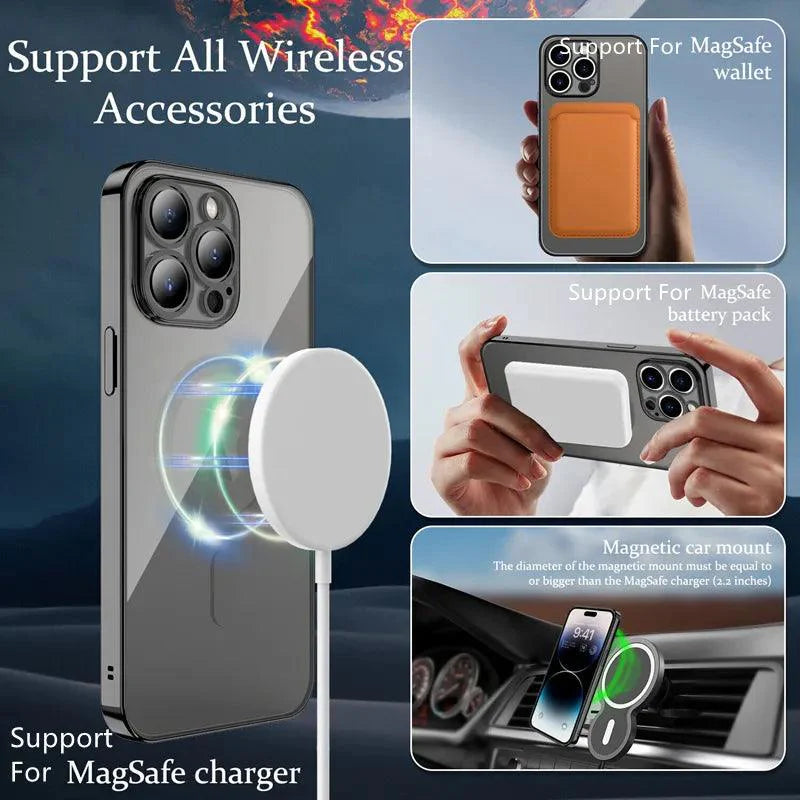 Magnetic Charm: iPhone's Sleek Guardian