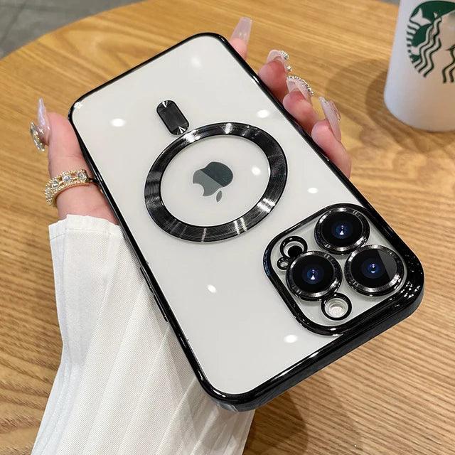 Magnetic Charm: iPhone's Sleek Guardian