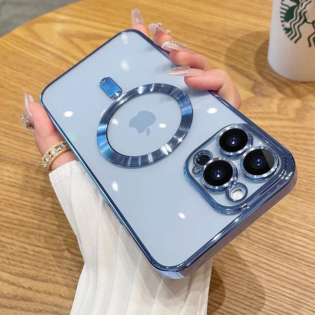 Magnetic Charm: iPhone's Sleek Guardian