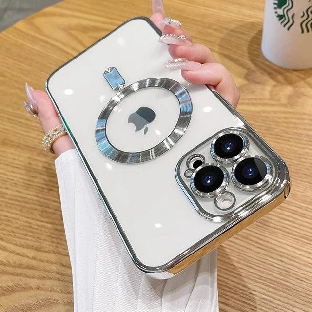 Magnetic Charm: iPhone's Sleek Guardian