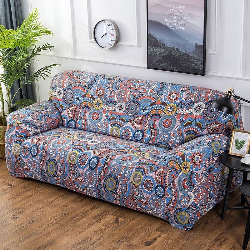 Multi-Color Bohemian Pattern Sofa Couch Cover