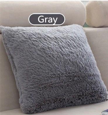 Plush Decorative Throw Pillow Cover -