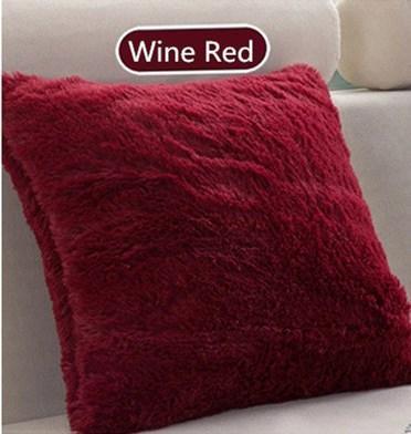 Plush Decorative Throw Pillow Cover -