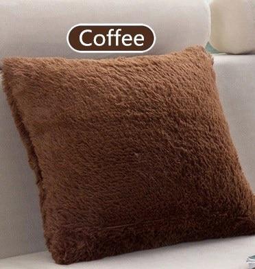 Plush Decorative Throw Pillow Cover -