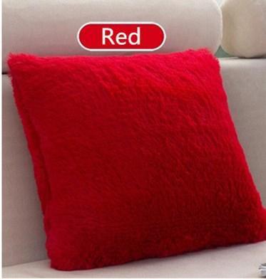 Plush Decorative Throw Pillow Cover -