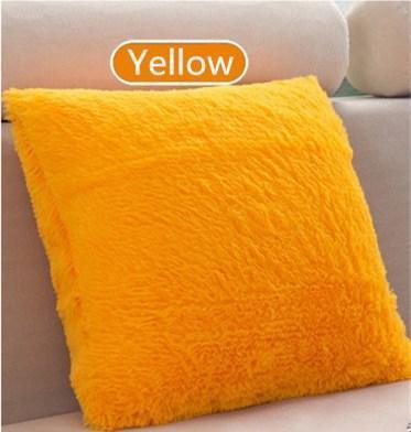 Plush Decorative Throw Pillow Cover -