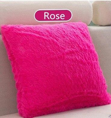 Plush Decorative Throw Pillow Cover -