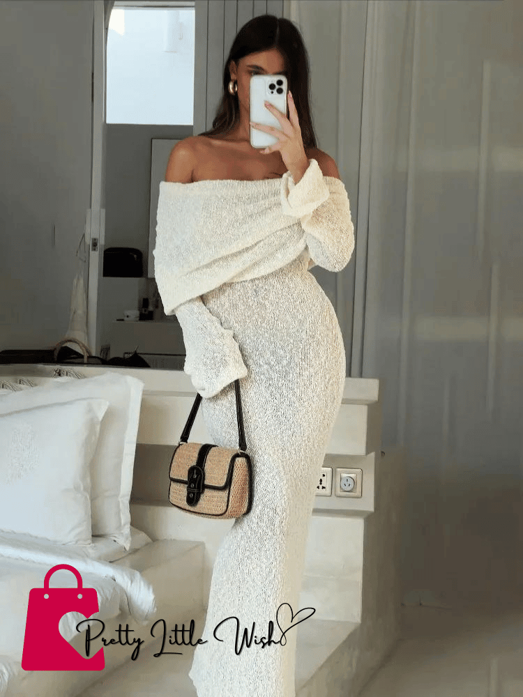 Seaside Serenity Knit Maxi -
