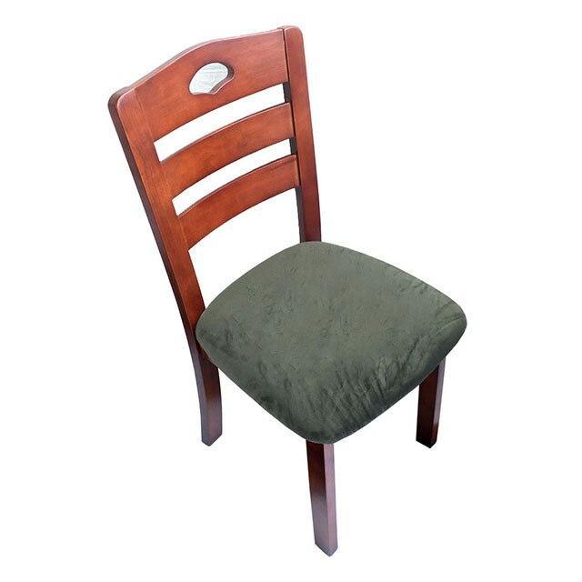 Stretch Velvet Kitchen Office Stretch Chair Cover Solid Seat Protector Elastic Seat Case Dining Computer Beach Slipcover chairs -
