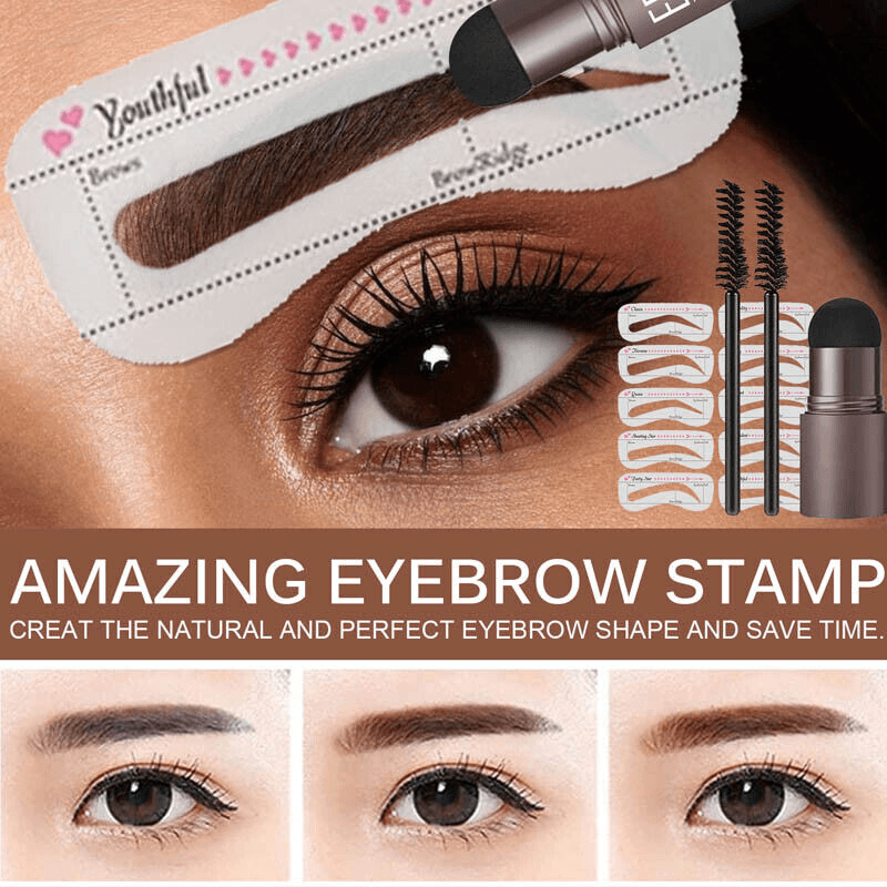 #1 Trending One-Step Eyebrow Stamp KIT For Instant Look