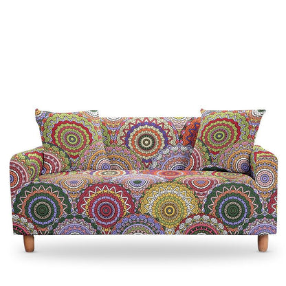 50% OFF    1/2/3/4 Seat Mandala Print Elastic Sofa Couch Cover