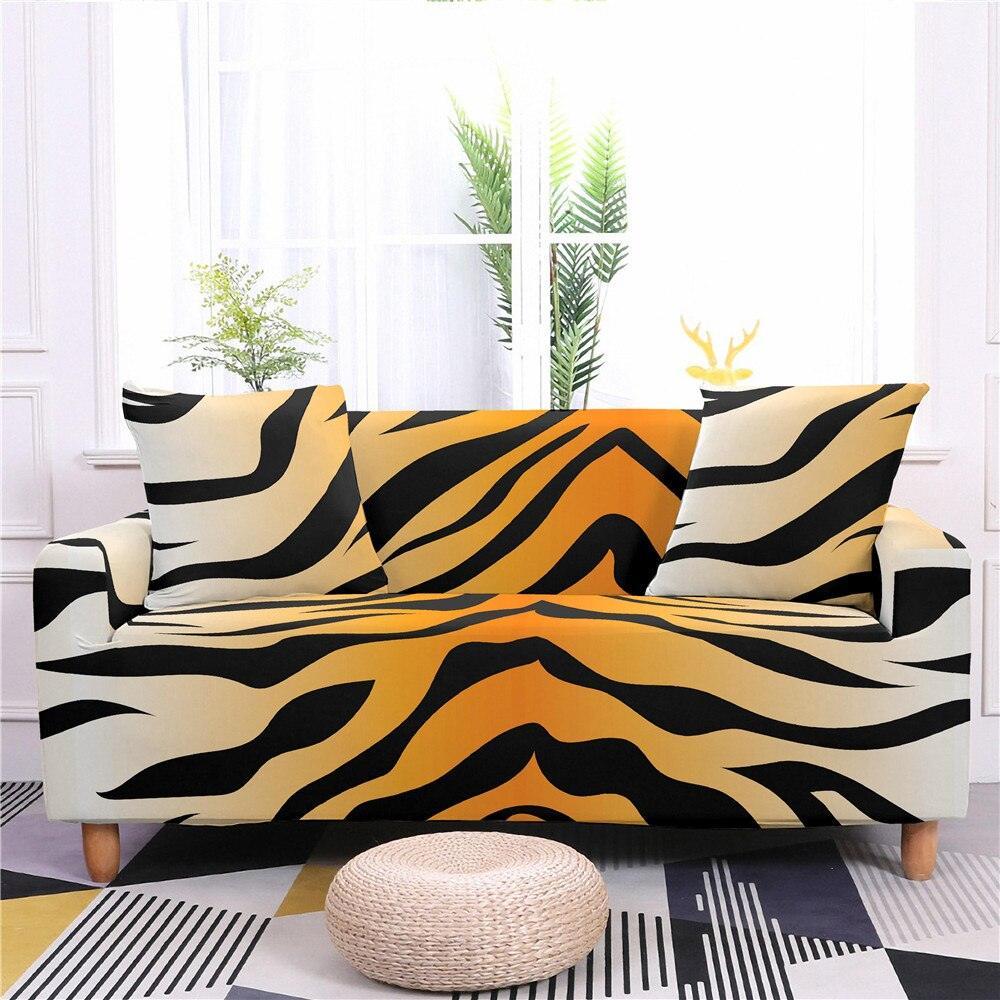 50% OFF Animal Prints Elastic Couch Sofa Cover - 