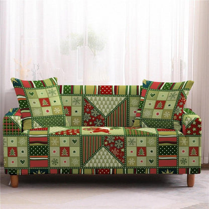 50% OFF  Assorted Christmas Prints Sofa Couch Cover