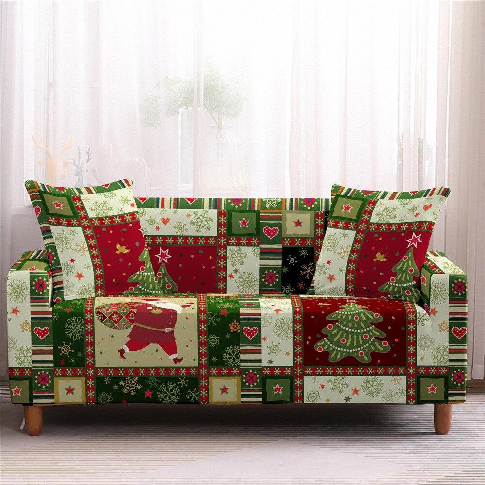 50% OFF  Assorted Christmas Prints Sofa Couch Cover