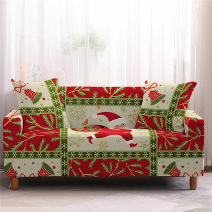 50% OFF  Assorted Christmas Prints Sofa Couch Cover