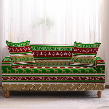 50% OFF  Assorted Christmas Prints Sofa Couch Cover