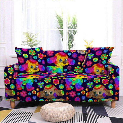 50% OFF  Assorted Colourful Prints Sofa Couch Cover