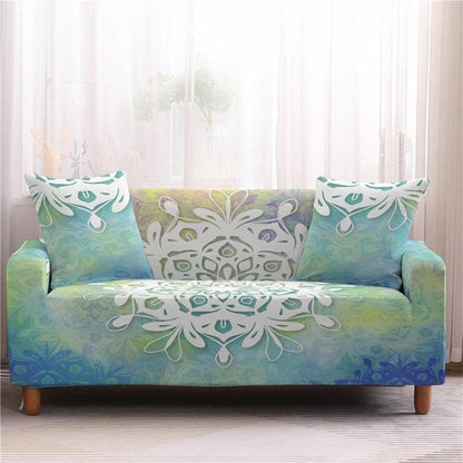 50% OFF   Assorted Flower and Mandala Prints Stretch Sofa Couch Cover