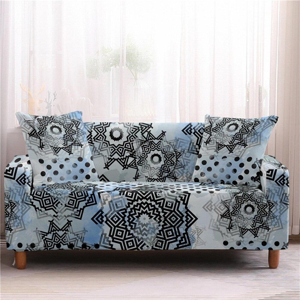 50% OFF Assorted Flower and Mandala Prints Stretch Sofa Couch Cover - 