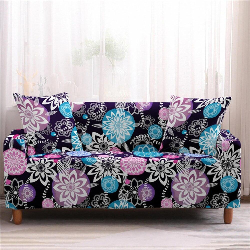 50% OFF Assorted Flower and Mandala Prints Stretch Sofa Couch Cover - 