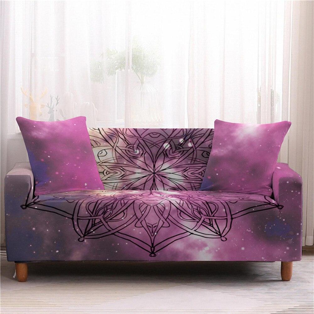 50% OFF Assorted Flower and Mandala Prints Stretch Sofa Couch Cover - 