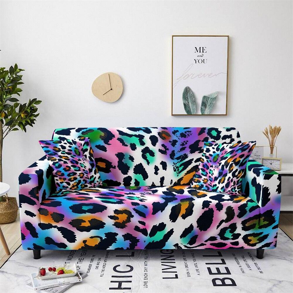 50% OFF  Assorted Leopard Prints Stretch Sofa Couch Cover