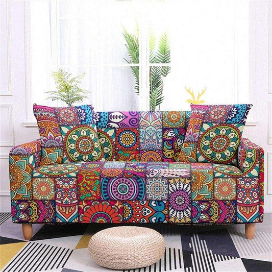 50% OFF  Assorted Mandala Prints Non-Slip Sofa Couch Cover