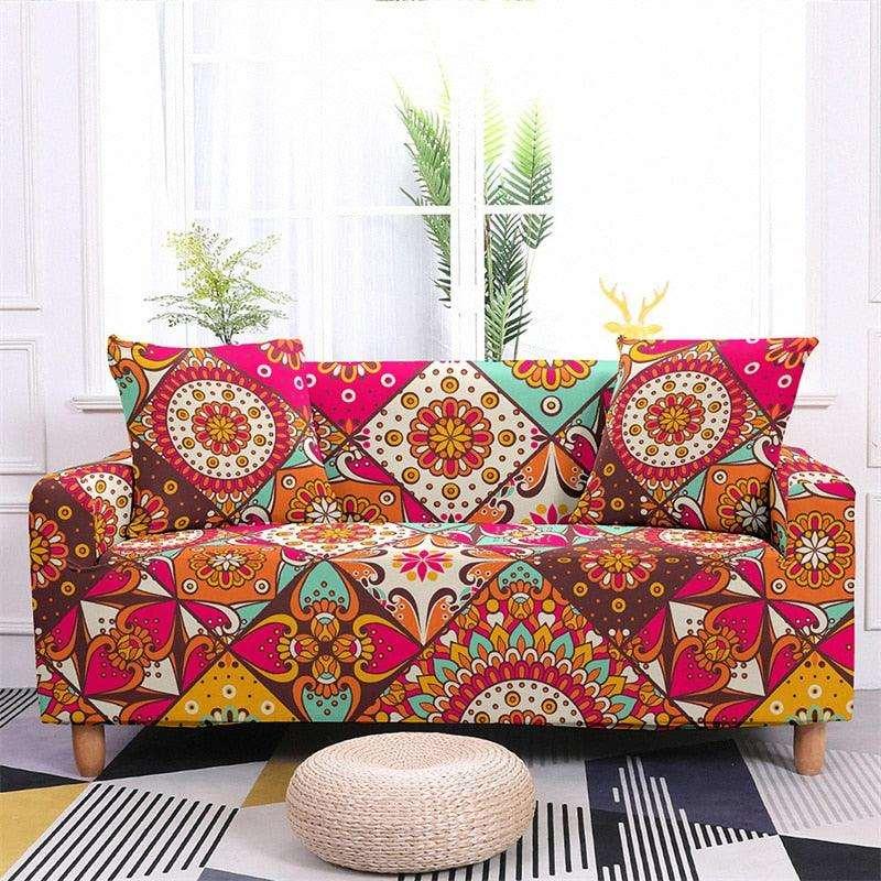 50% OFF  Assorted Mandala Prints Non-Slip Sofa Couch Cover