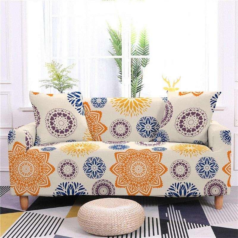 50% OFF  Assorted Mandala Prints Non-Slip Sofa Couch Cover