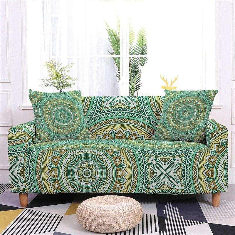 50% OFF Assorted Mandala Prints Non-Slip Sofa Couch Cover - 