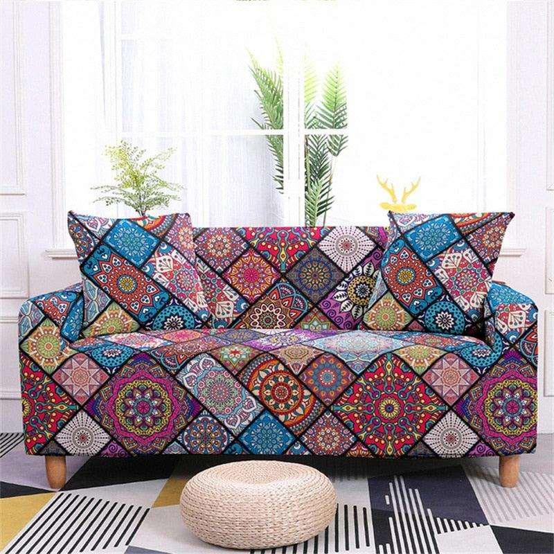 50% OFF  Assorted Mandala Prints Non-Slip Sofa Couch Cover