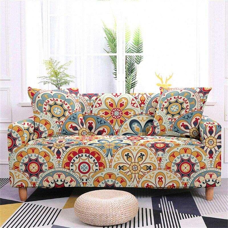 50% OFF Assorted Mandala Prints Non-Slip Sofa Couch Cover - 