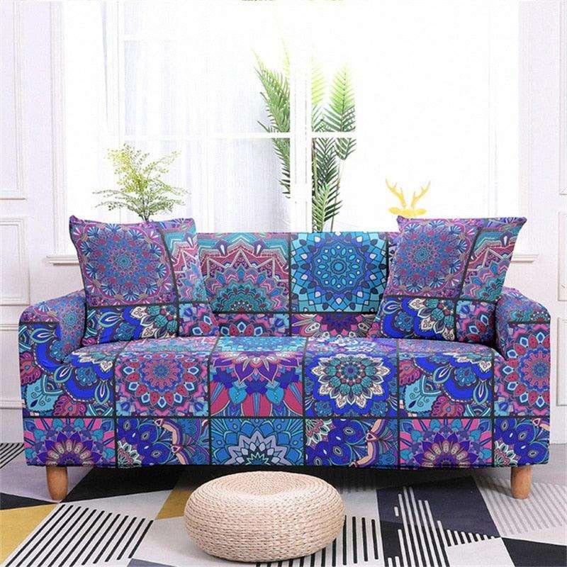 50% OFF Assorted Mandala Prints Non-Slip Sofa Couch Cover - 