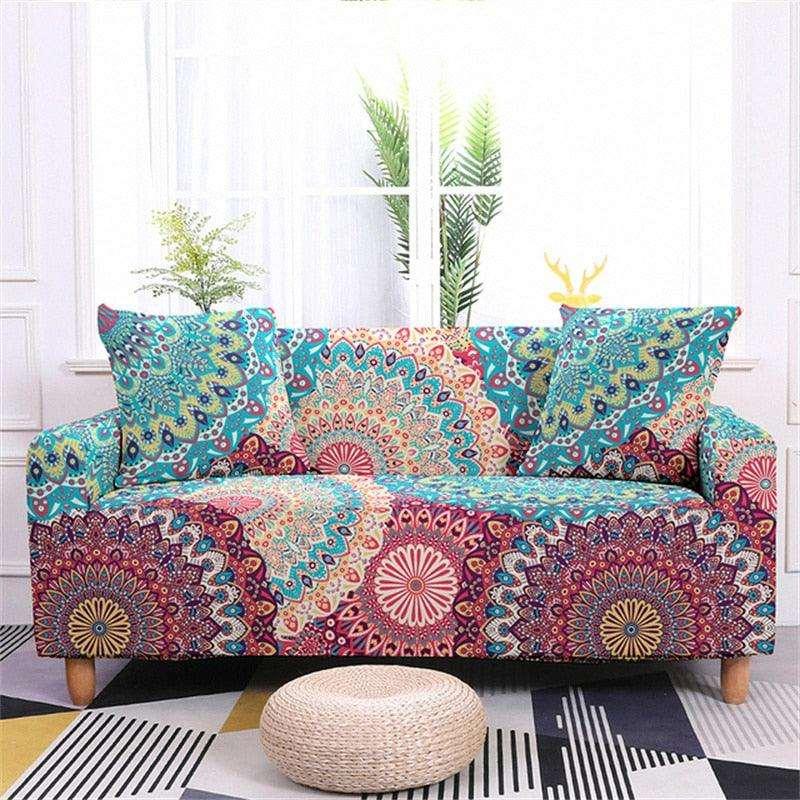 50% OFF Assorted Mandala Prints Non-Slip Sofa Couch Cover - 