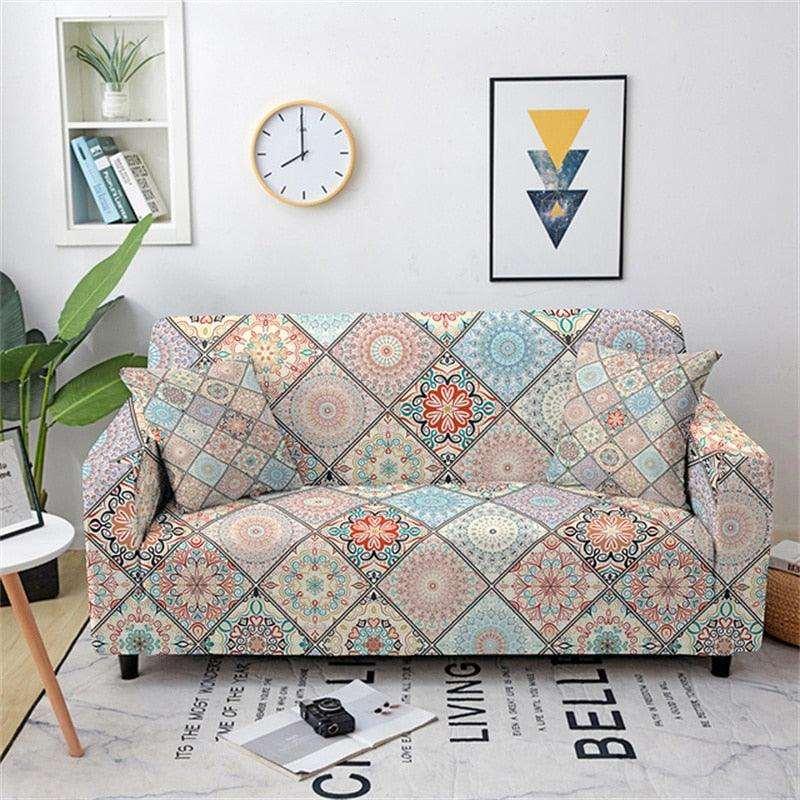 50% OFF Assorted Mandala Prints Non-Slip Sofa Couch Cover - 