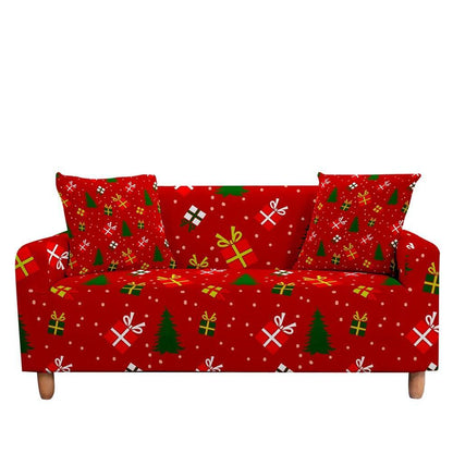 50% OFF Luxury Thick Christmas Prints Elastic Couch Sofa Cover - 